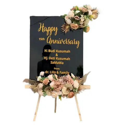 Papan Bunga Akrilik Nunuk