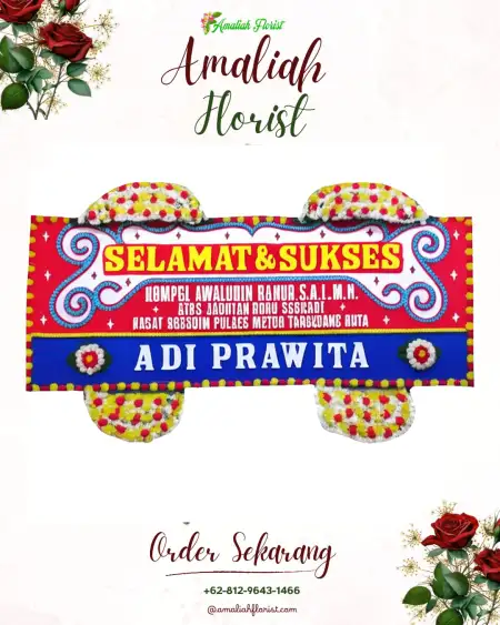 Papan Bunga Ucapan Selamat Nunuk